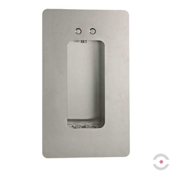 Dystrybutor wody pitnej Zdrojownia WALL INCASSO 2P COLD/FIZZ, wnękowy