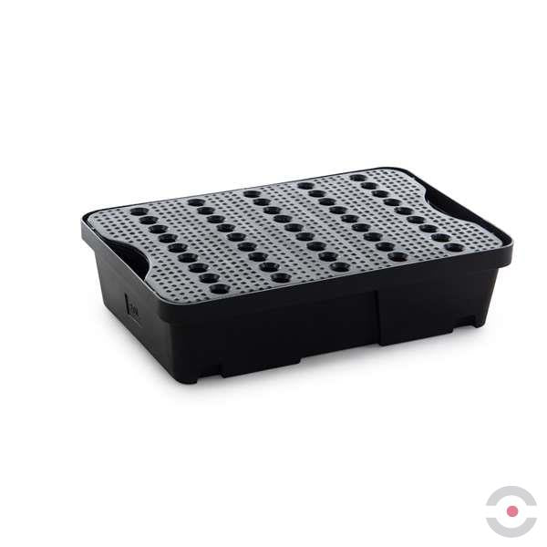 Wanienka wychwytowa polietylenowa Topserw 20 l, kratownica, czarny/czarny, MINI