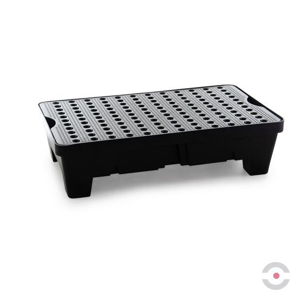 Wanienka wychwytowa polietylenowa Topserw 63 l, kratownica, czarny/czarny, MINI