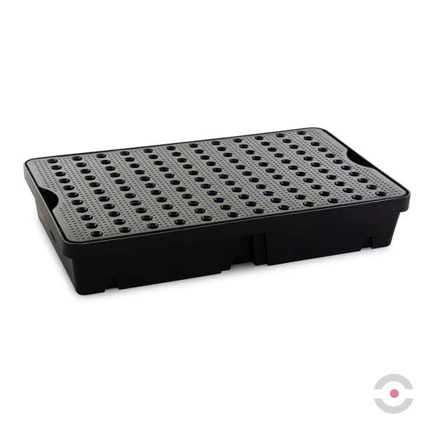 Wanienka wychwytowa polietylenowa Topserw 60 l, kratownica, czarny/czarny, MINI