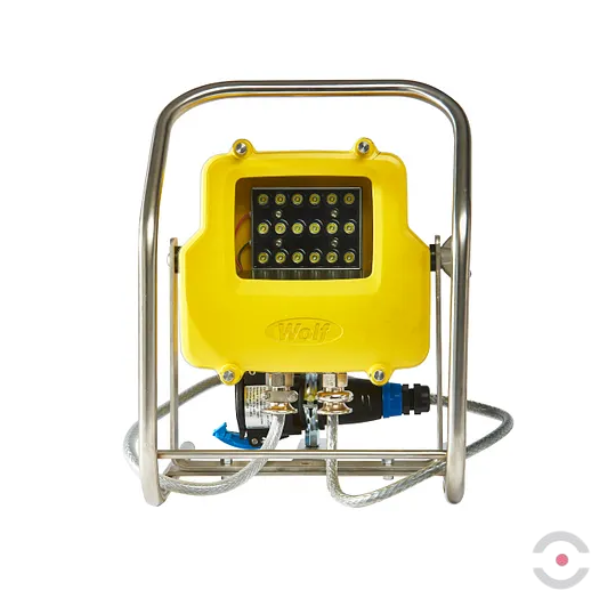 Lampa robocza Ex ATEX Topserw WOLF WF-250XLH, zasilanie 230 V, kabel 10 m, wtyk, 18*LED, Zone ‘1’, ‘21’