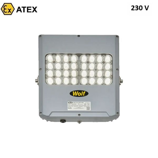 Lampa ścienno- sufitowa Ex ATEX WOLF LFX2S-24-50, zasilanie 230 V, 24*LED, kąt 102°
