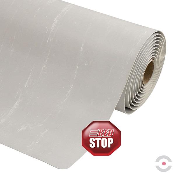 Wykładzina przemysłowa Notrax, ergonomiczna, laminowana, 470 Marble Sof-Tyle, 60 cm x 22,8 m, obszar suchy, kolor szary