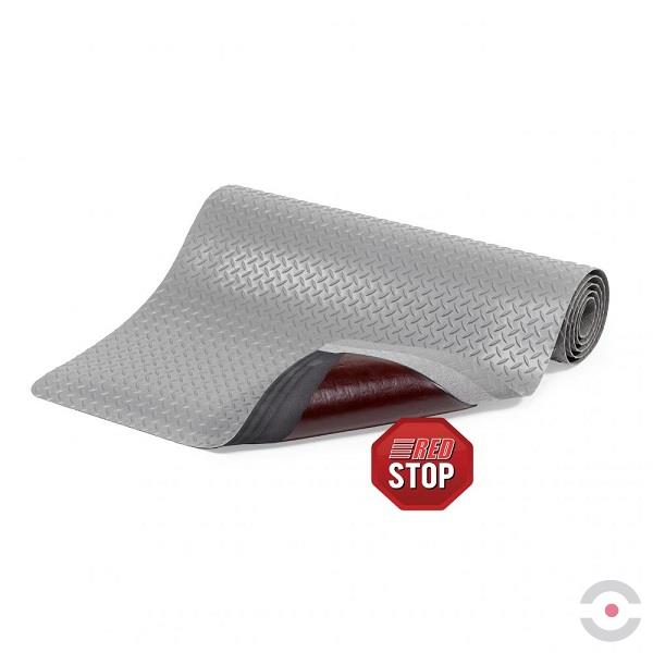 Wykładzina przemysłowa Notrax, ergonomiczna, laminowana, 479 Cushion Trax, 60 cm x mb, obszar suchy, kolor szary