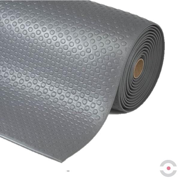 Mata ergonomiczna Notrax, 417 Bubble Sof-Tred, winyl, bąbelkowa, 60 cm x mb, obszar suchy, szary