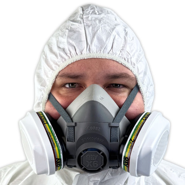 Półmaska Oxyline X6, guma TPR (bagnet), rozmiar S