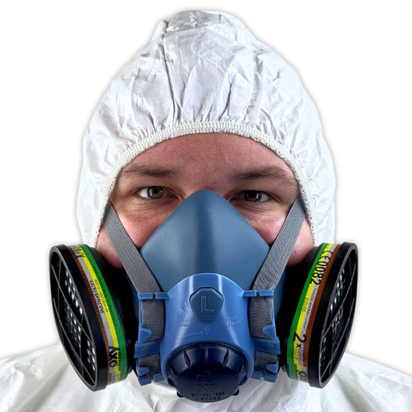 Półmaska Oxyline X7, silikon (bagnet), rozmiar S