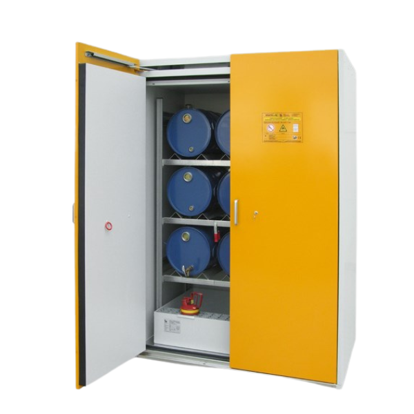 Szafa ognioodporna Topserw DRUM-90 XXL, beczka 9*60 l poziom, wanna wychwytowa EW, FAS, 90 min