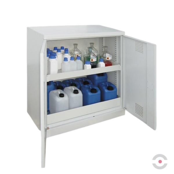 Szafa zabezpieczająca (trujące) Topserw BENCH L, 2-drzwiowa CLA, 1 półka, szare, CHS-AUS