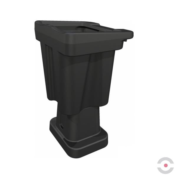 Zbiornik (przedział) roboczy polietylenowy Topserw 100 l, wanna 1120 l, 1*IBC, czarny