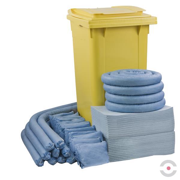 Zestaw mobilny Topserw, WHEELY Eco 240, sorbenty tylko do oleju, 231 l