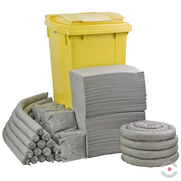 Zestaw mobilny Topserw, WHEELY Eco 360, sorbenty uniwersalne, 231 l