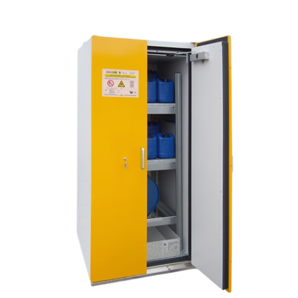 Szafa ognioodporna Topserw DRUM-90 L, beczka 1*60 l poziom, wanna wychwytowa EW, FAS, 90 min