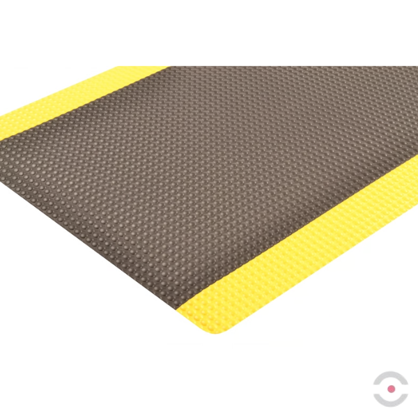 Mata ergonomiczna Notrax, 782 Sky Trax, laminowana, 60 cm x mb, obszar suchy, czarny/żółty